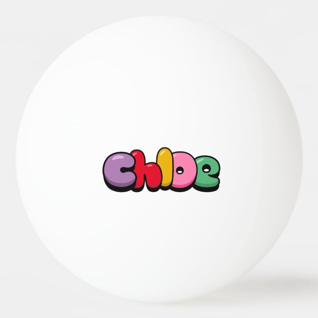 Bolinha De Ping Pong Chloe (Frente)