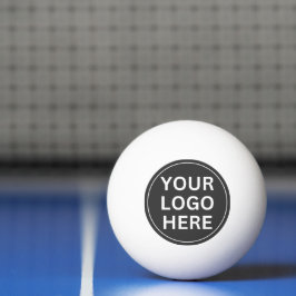 Bolinha De Ping Pong Cinza Logotipo l Marca Promocional comercial