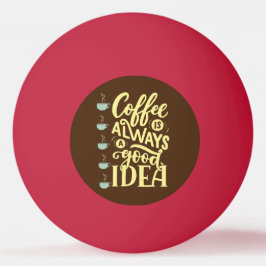 Bolinha De Ping Pong citação do café