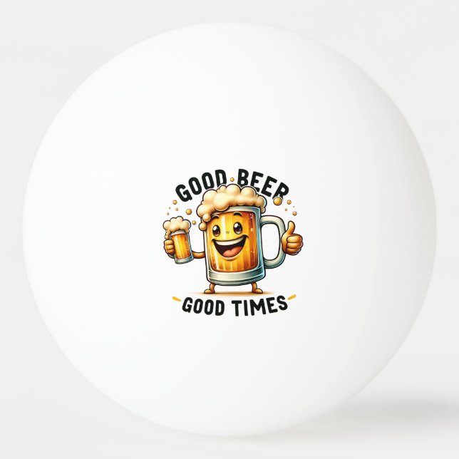 Bolinha De Ping Pong Citações do Bebendo divertido (Frente)