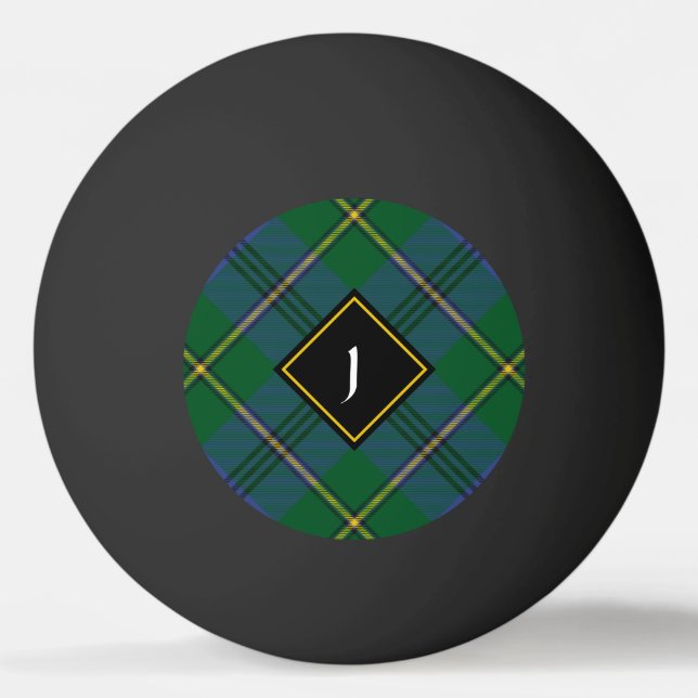 Bolinha De Ping Pong Clan Johnston Tartan Ping Pong Ball (Frente)