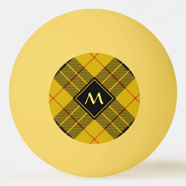 Bolinha De Ping Pong Clan Macleod de Lewis Tartan (Frente)