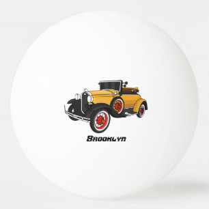 Bolinha De Ping Pong Classic yellow car 1931