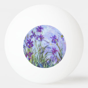 Bolinha De Ping Pong Claude Monet - Lilac Irises / Iris Mauves