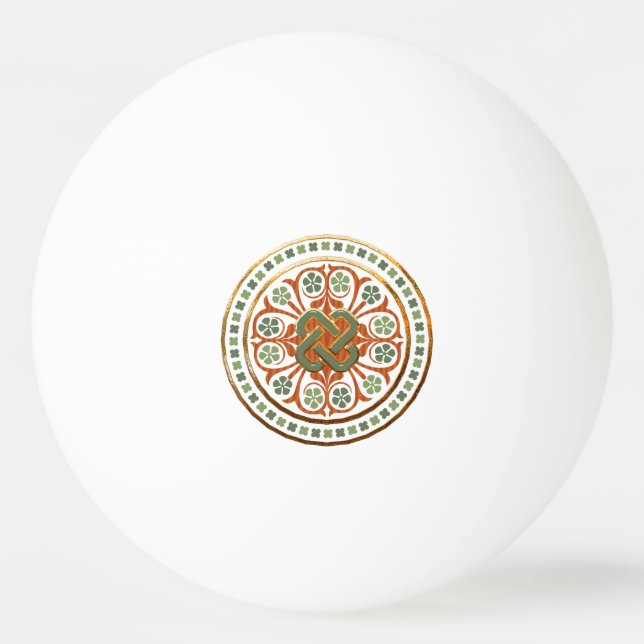 Bolinha De Ping Pong Clover Mandala (Frente)