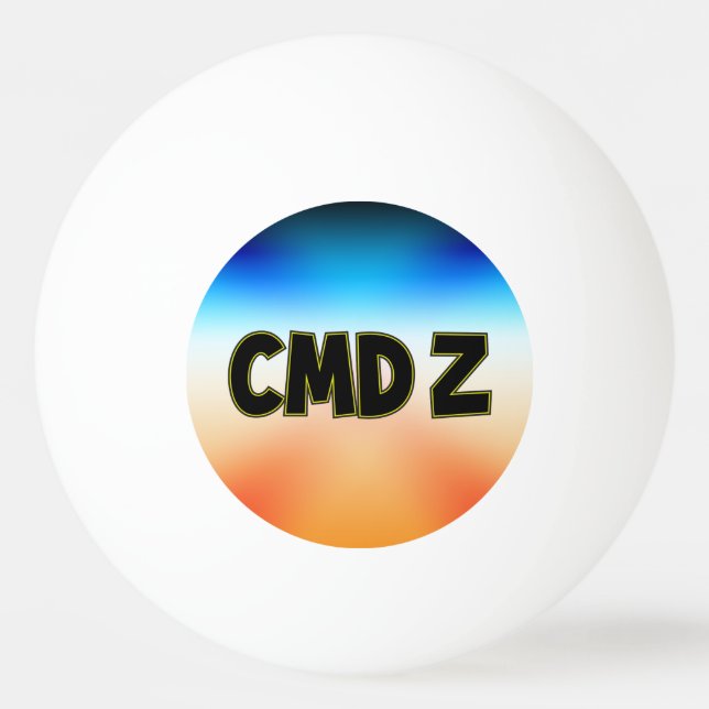 BOLINHA DE PING PONG CMD Z (Frente)