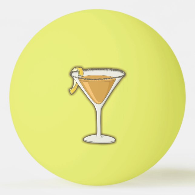 Bolinha De Ping Pong cocktail Sidecar (Frente)