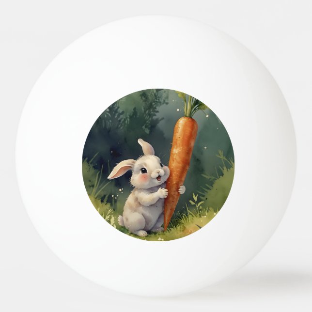 Bolinha De Ping Pong Coelhinhos à Vontade (Verso)