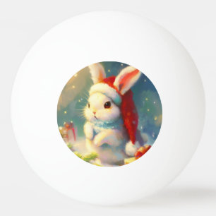 Bolinha De Ping Pong Coelho Natal (2)