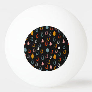 Bolinha De Ping Pong Colírio de abstrato, rabisco tribal.