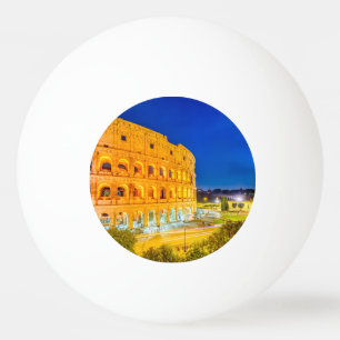 Bolinha De Ping Pong Colosseum Roma Itália