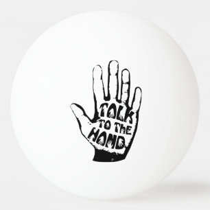 Bolinha De Ping Pong Conversa à mão