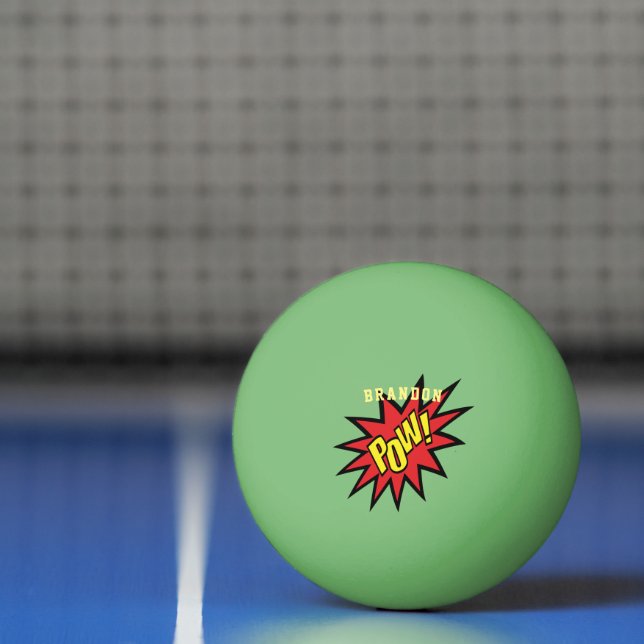 Bolinha De Ping Pong Cor Personalizada da Linha Super Hero Personalizad (Líquido)
