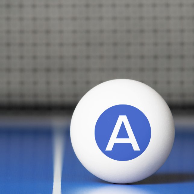 Bolinha De Ping Pong Cor Real Azul Sólido (Líquido)