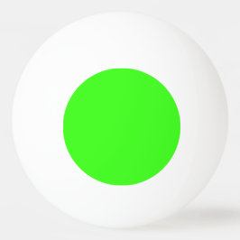 Bolinha De Ping Pong Cor Sólida Neon Verde | Clássico