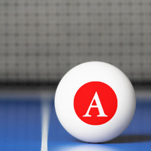 Bolinha De Ping Pong Cor Sólida Vermelha