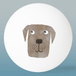 Bolinha De Ping Pong Corante de chocolate Labrador Retriever Cachorro A<br><div class="desc">Design de chocolate amável Labrador Retriever Dog para todas as Mães de Cachorro,  Pais de Cachorro e veterinários por aí.</div>