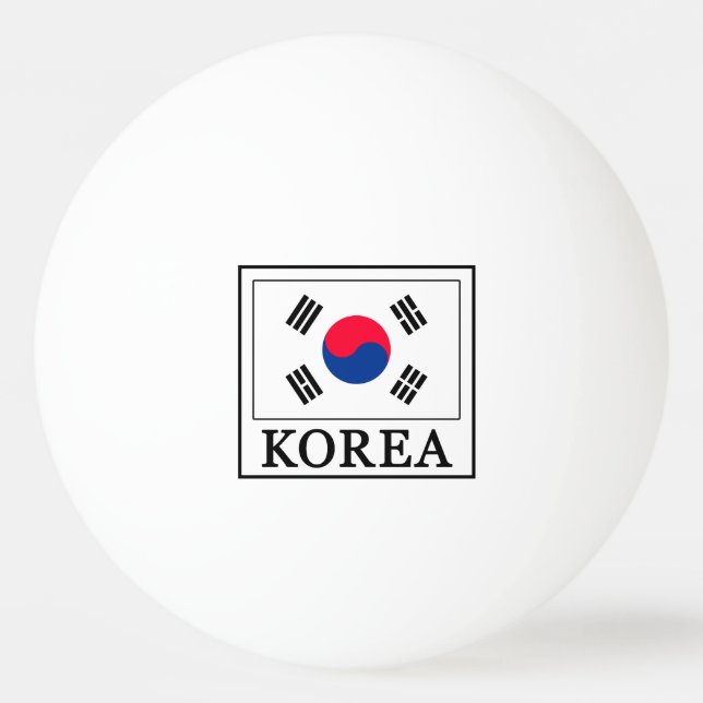 Bolinha De Ping Pong Coreia (Frente)