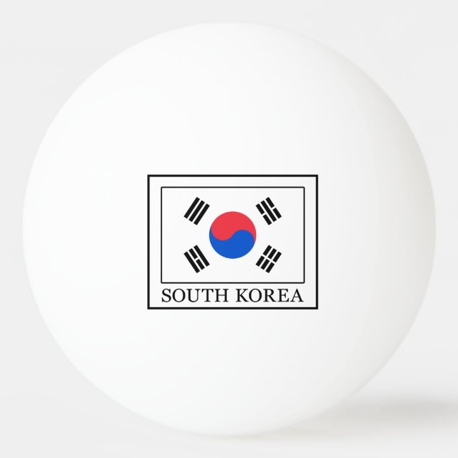 Bolinha De Ping Pong Coreia do Sul (Frente)