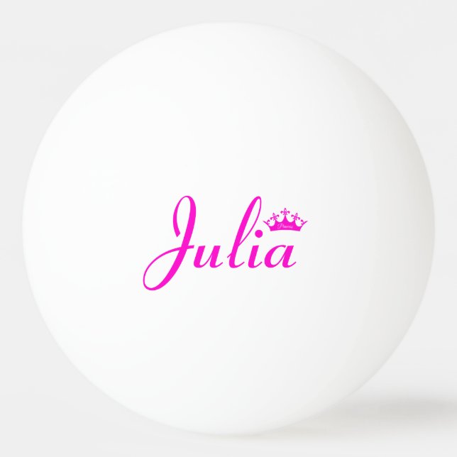 Bolinha De Ping Pong Coroa da Princesa (Verso)