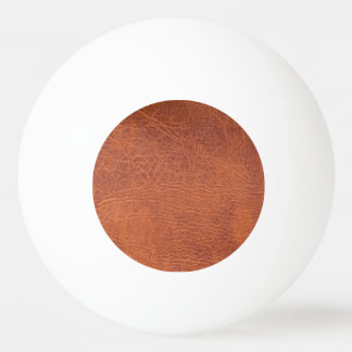 Bolinha De Ping Pong Couro castanho