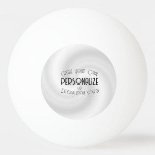 Bolinha De Ping Pong Crie seu próprio design personalizado