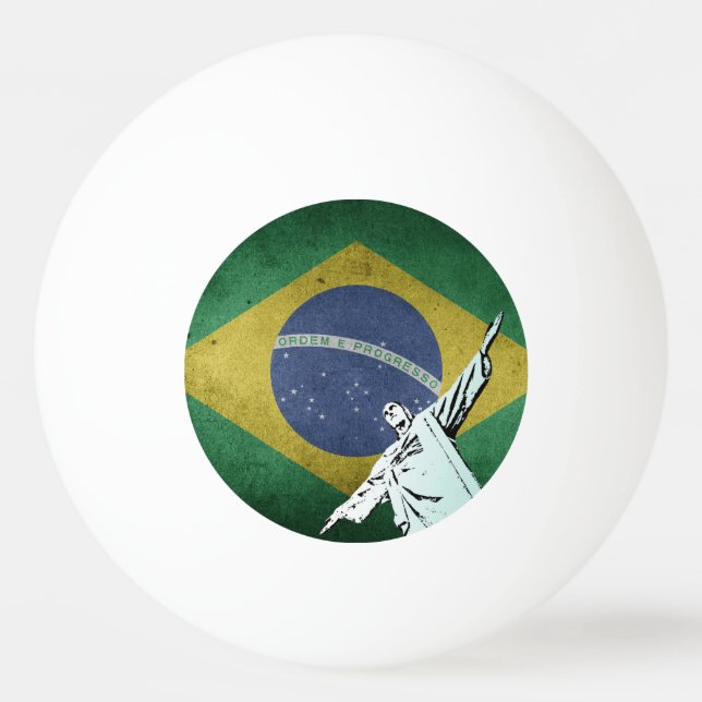 Bolinha De Ping Pong Cristo Redentor (Frente)