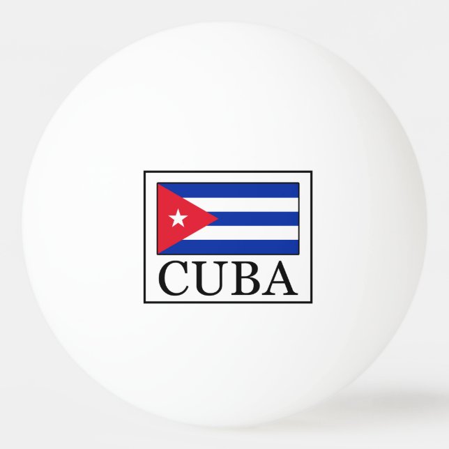 Bolinha De Ping Pong Cuba (Frente)