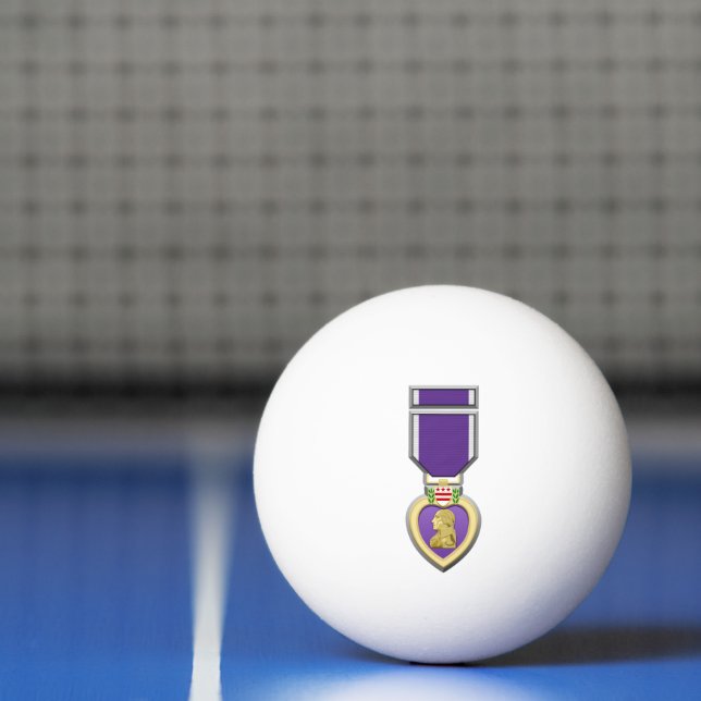 Bolinha De Ping Pong Customizable Purple Heart Medal (Líquido)