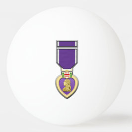 Bolinha De Ping Pong Customizable Purple Heart Medal