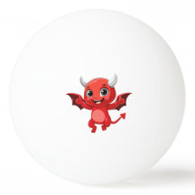 Cute cartoon flying devil