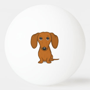 Bolinha De Ping Pong Cute Dachshund   Cachorro-protetor
