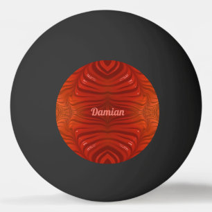 Bolinha De Ping Pong DAMIAN ~ Tangerine Laranja ~