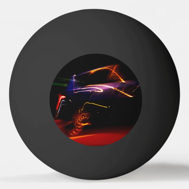 Bolinha De Ping Pong dança de carro roxo (Frente)