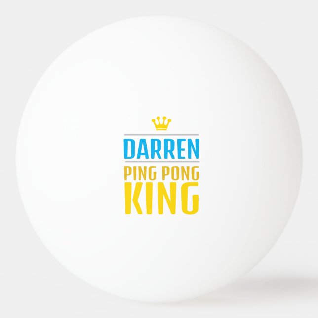 Bolinha De Ping Pong Darren (Frente)