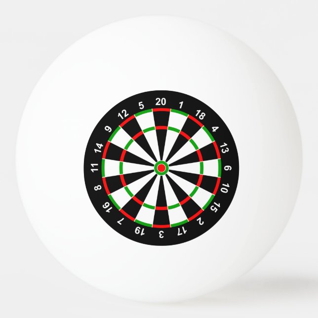 Bolinha De Ping Pong Dartboard (Verso)