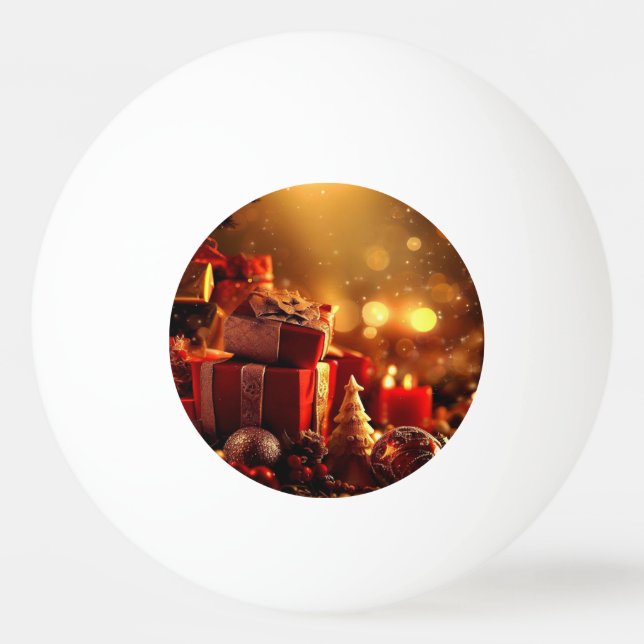 Bolinha De Ping Pong Decorações de Natal (3) (Frente)