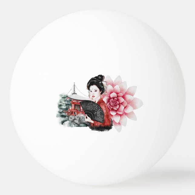 Bolinha De Ping Pong Design da Série Okinawa 36 (Frente)