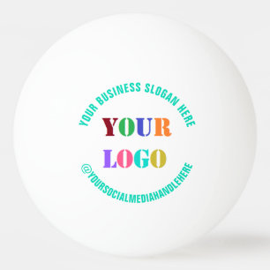 Bolinha De Ping Pong Design seu próprio logotipo Texto Ping Pong Ball M