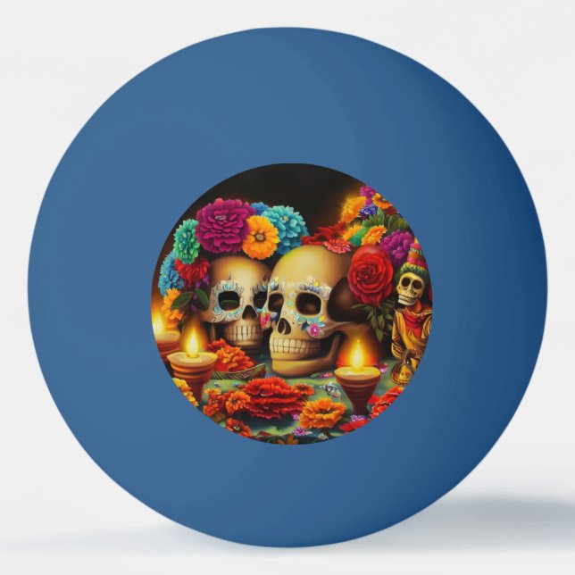 Bolinha De Ping Pong Dia das Ordens de Trabalhos Mortas (3) (Frente)