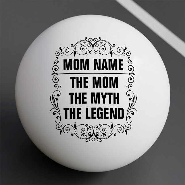 Bolinha De Ping Pong Dia de as mães Personalizado (Criador carregado)