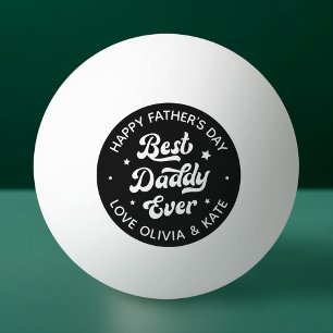 Bolinha De Ping Pong Dia de os pais feliz, melhor pai de todos os tempo