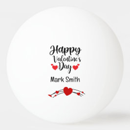 Bolinha De Ping Pong Dia do namorados Feliz do Coração para o amante do