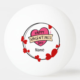 Bolinha De Ping Pong Dia do namorados Feliz do Coração para o amante do