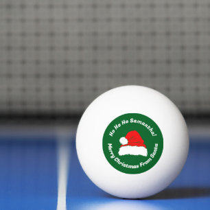 Bolinha De Ping Pong Divertido Ho ho ho Papai Noel Feliz Natal