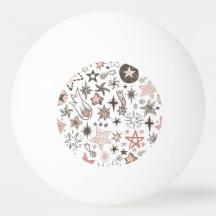Bolinha De Ping Pong Dodles Cósmicos: Estrelas e Cometas