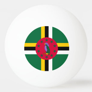 Bolinha De Ping Pong Dominica Flag