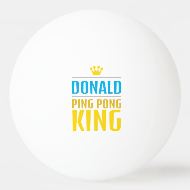 Bolinha De Ping Pong Donald (Frente)