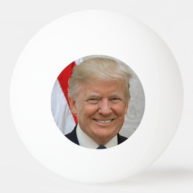 Bolinha De Ping Pong Donald Trump (Frente)