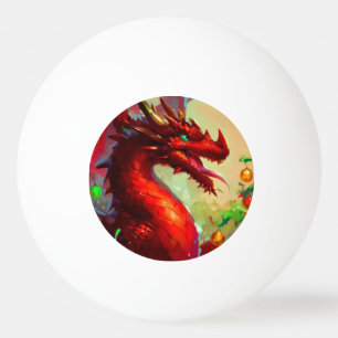 Bolinha De Ping Pong Dragão de Natal (1)
